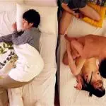 美人彼女が彼氏の親友チンポで快楽堕ち！彼氏の隣で堂々と浮気するクソ女ww